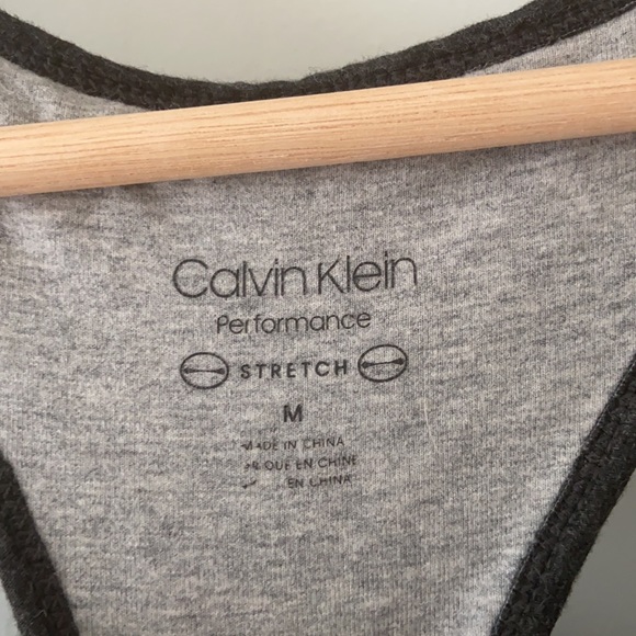 calvin klein colorblock longline sports bra top - Picture 6 of 7